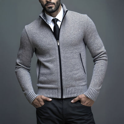 DUMONT LYON | GILET HOMME LUXE AVEC FERMETURE ÉCLAIR