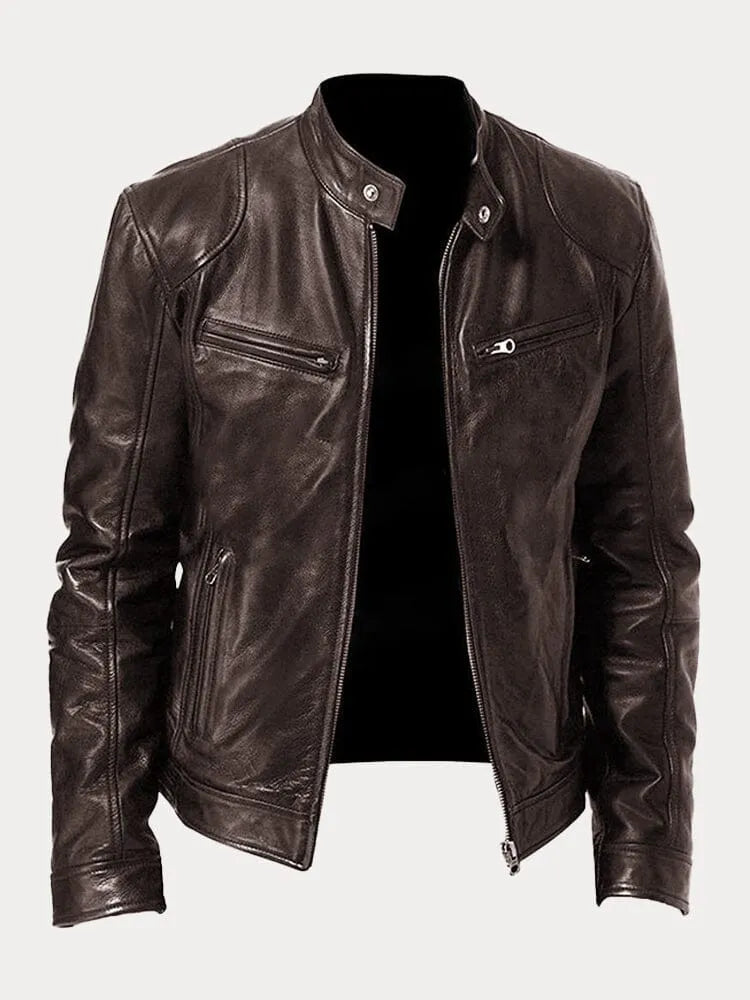 DUMONT LYON™ | VESTE DÉCONTRACTÉE EN CUIR