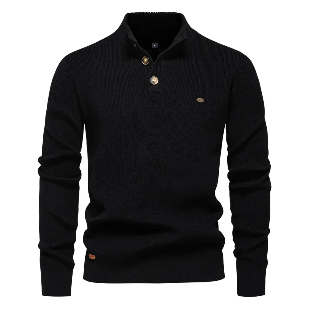 DUMONT LYON™ | PULL HOMME AVEC DESIGN À BOUTONS