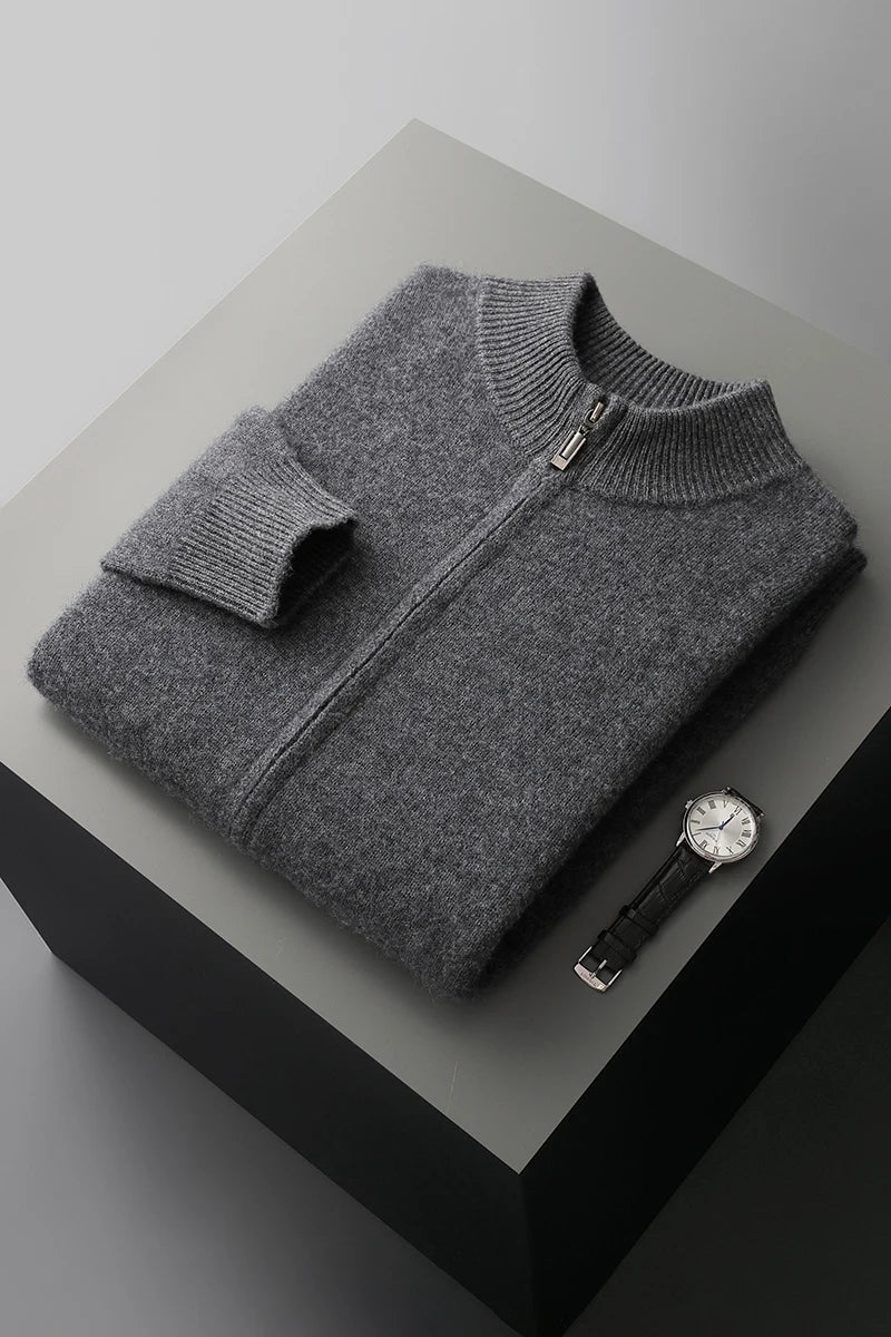 DUMONT LYON | GILET DE LUXE EN LAINE DE CACHEMIRE PREMIUM