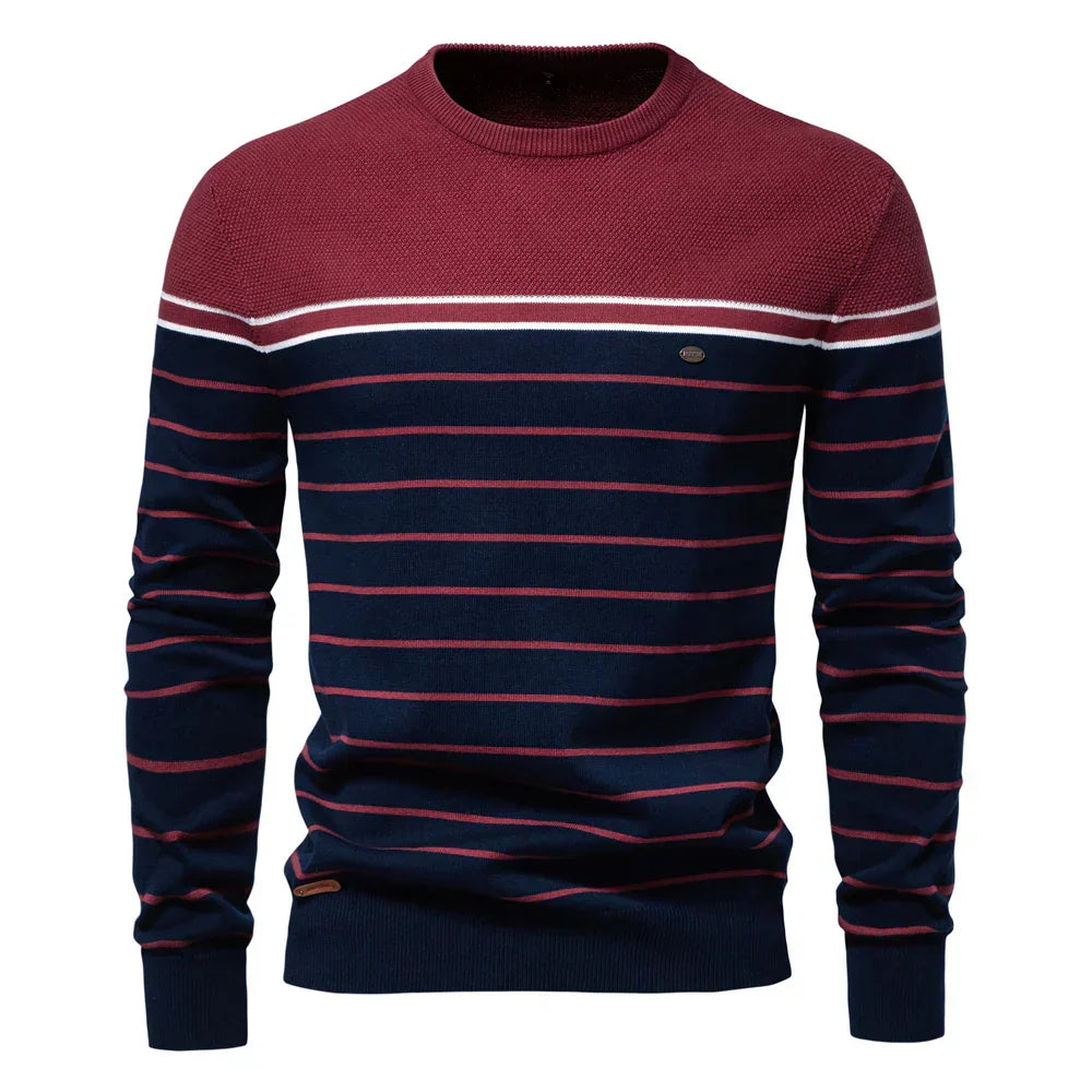 DUMONT LYON™ | PULL HOMME À RAYURES