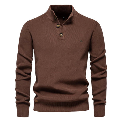 DUMONT LYON™ | PULL HOMME AVEC DESIGN À BOUTONS