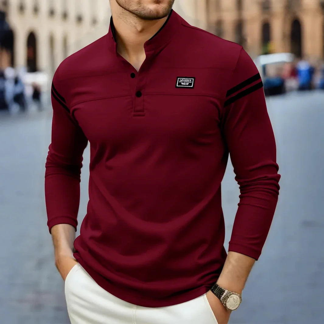 DUMONT LYON | T-SHIRT À MANCHES LONGUES MODERNE POUR HOMME