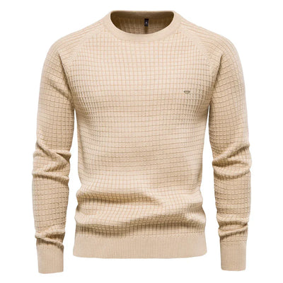 DUMONT LYON™ | PULL HOMME À MOTIF À CARREAUX