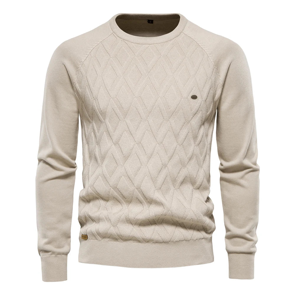 DUMONT LYON™ | PULL HOMME À CARREAUX