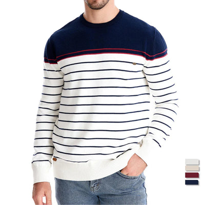 DUMONT LYON™ | PULL HOMME À RAYURES