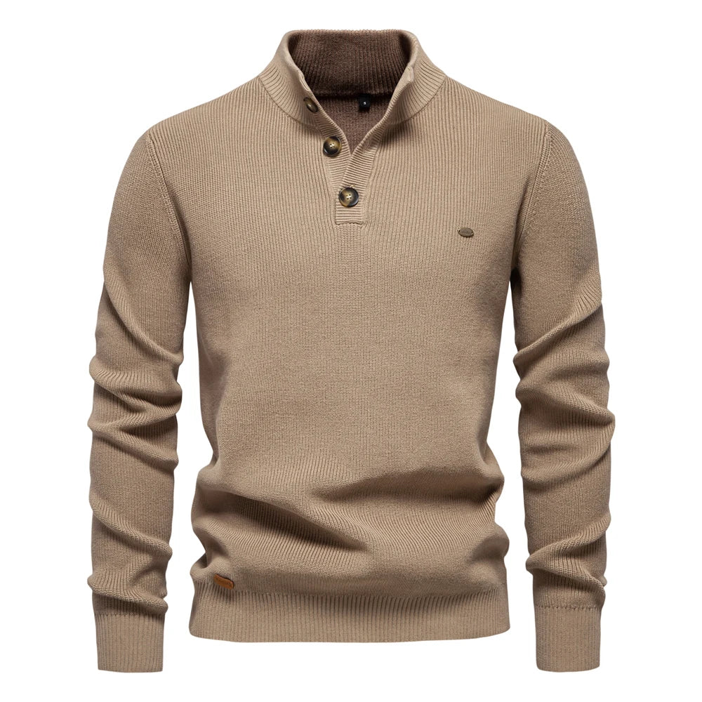 DUMONT LYON™ | PULL HOMME AVEC DESIGN À BOUTONS