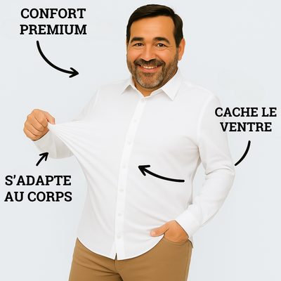 Bellutia® | Chemise Infroissable à Coupe Ajustée