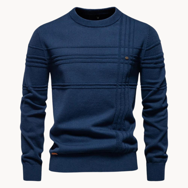 ROSSI ROMA™ | MAILLE HOMME À MOTIF CARREAU