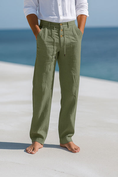 MATTEO | PANTALON D'ÉTÉ EN LIN LÉGER