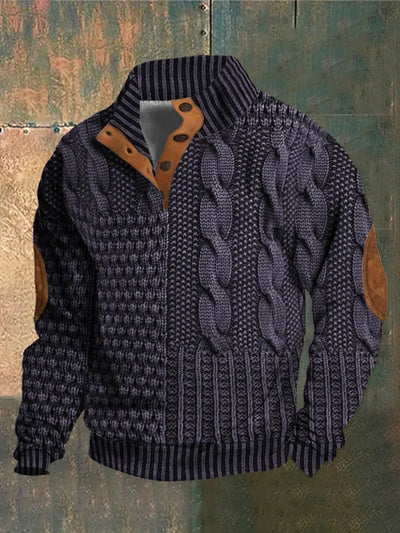 NICK | PULLOVER CHAUD À MOTIF