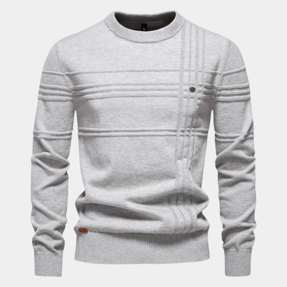ROSSI ROMA™ | MAILLE HOMME À MOTIF CARREAU