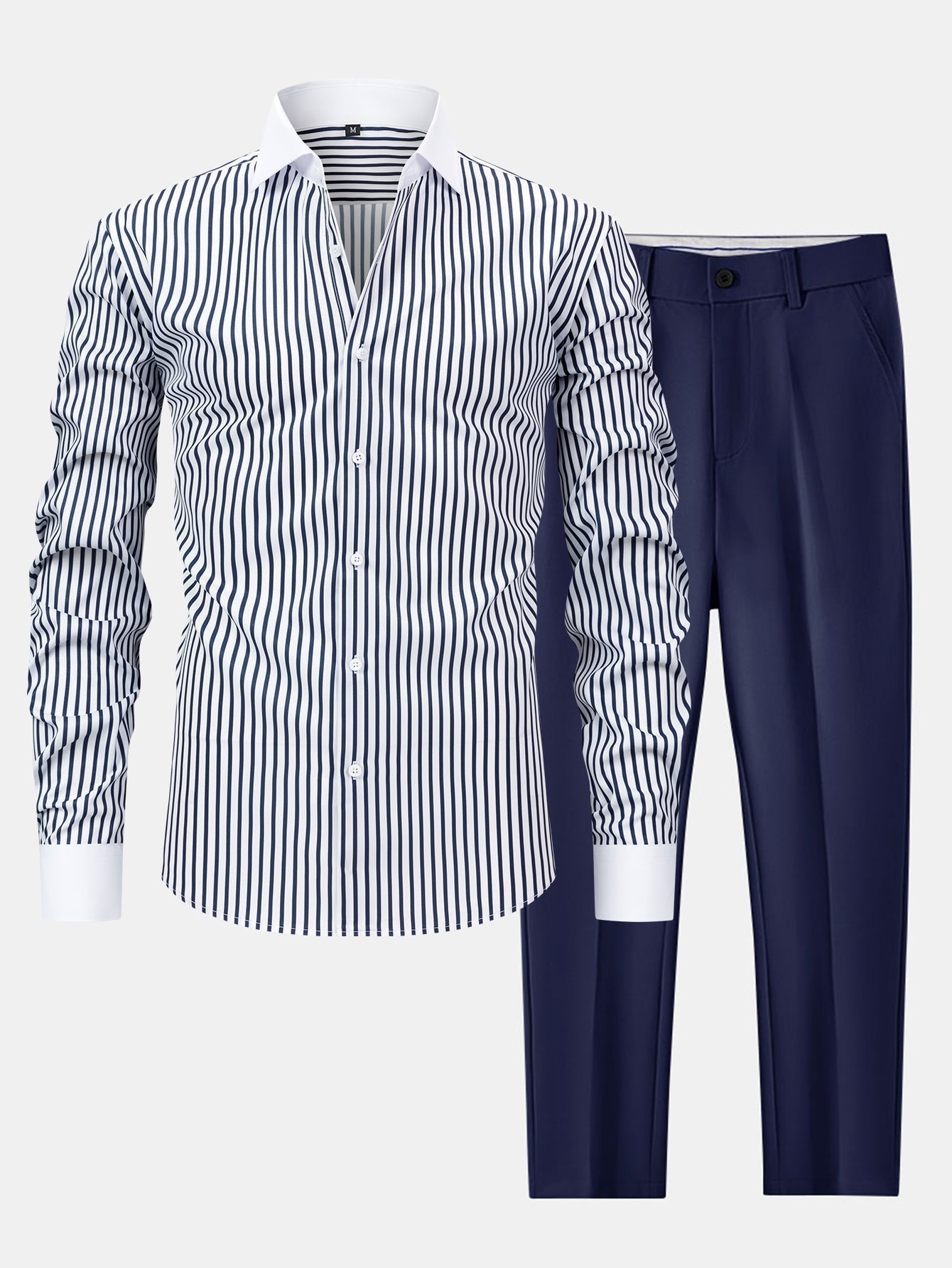 CHEMISE WINCHESTER À RAYURES & PANTALONS SLIM FIT