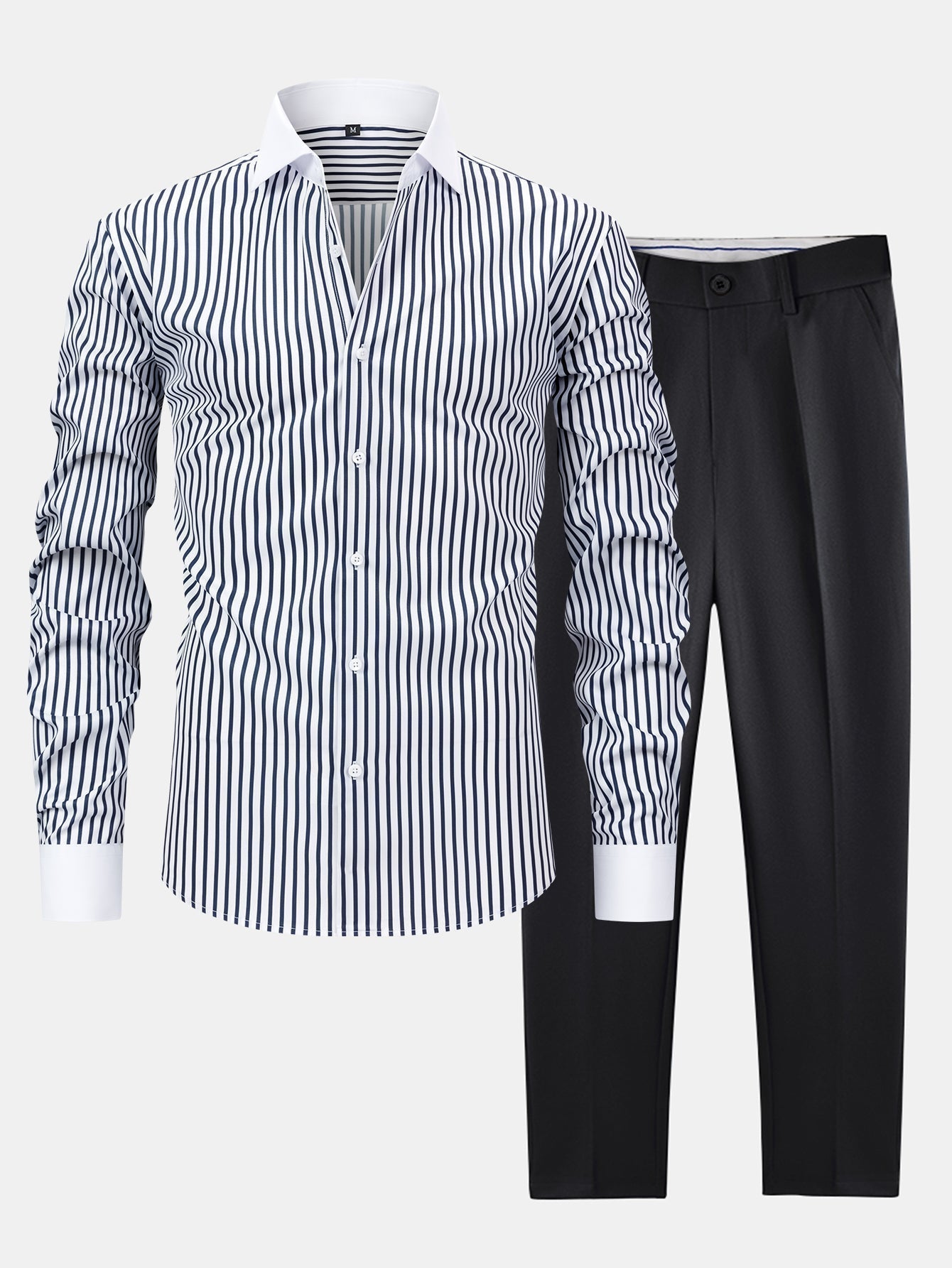 CHEMISE WINCHESTER À RAYURES & PANTALONS SLIM FIT