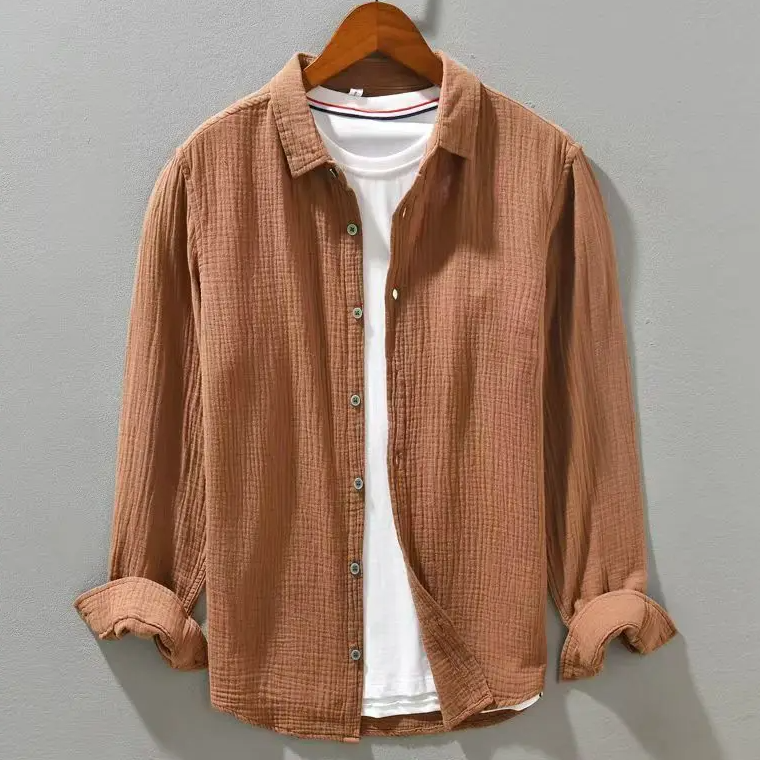 DUMONT LYON | CHEMISE ÉLÉGANTE EN COTON DOUX COMME DE LA SOIE