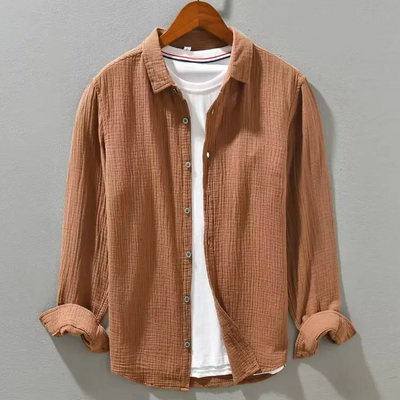 DUMONT LYON | CHEMISE ÉLÉGANTE EN COTON DOUX COMME DE LA SOIE